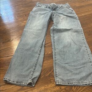 RSQ Blue Flare Wide Leg Jeans Timeless Denim